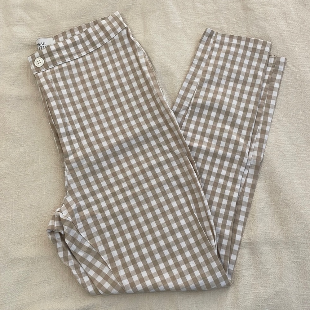 UO Gingham Cropped Pants